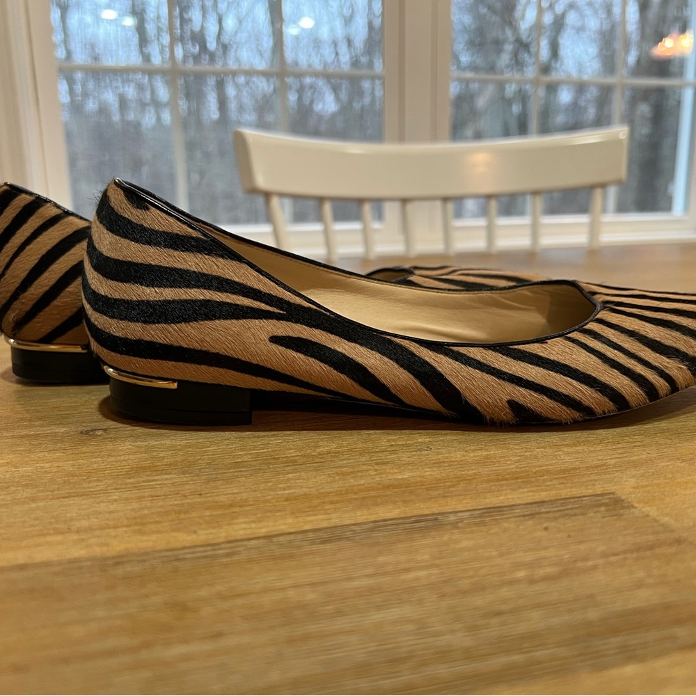 Bellofatto made in Italy flats size 40 / size 8.5 zebra stripe